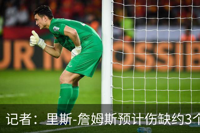 记者：里斯-詹姆斯预计伤缺约3个月